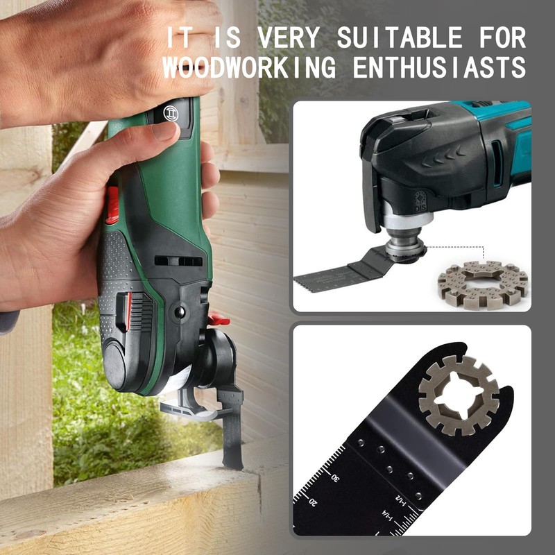 ZWWOGE 1 x universal adapter for oscillating saw blades, multicutter
