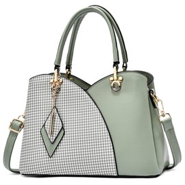 FORRICA L-BX, Green, Plaid, with fashionable ornaments