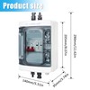 1 String 1000V PV Combiner Box 1 in 1 Out,