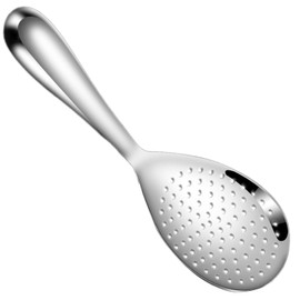 Generic Stainless Steel Rice Paddle Scoop Non-Stick Rice Spoon Kitchen Utensil for Parties Dinner Kitchen Restaurant, Rice Paddle Rice Spoon