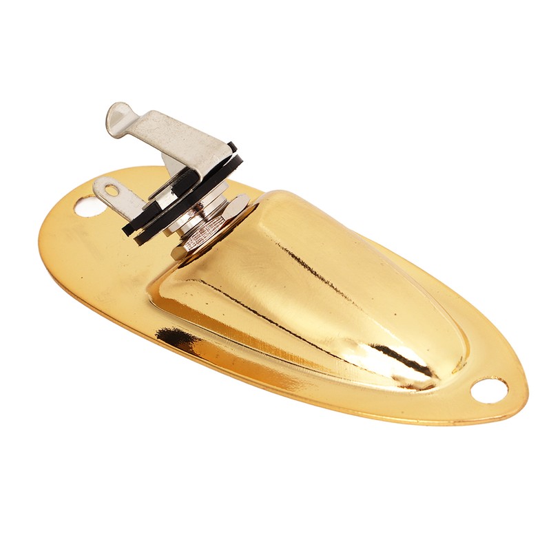 Boat Guitar Output Jack Gold Metal Electric Guitar Pickup Output
