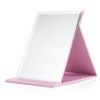 Mudas PU Cover Foldable Portable Tabletop Mirror Small, Pink / 무다스 PU 커버 접이식 휴대용 탁상 거울 소형, 핑크