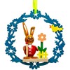 SIKORA OD16 Easter Decoration Easter Bunny Figurines Made of Wood