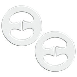 Hollywood Fashion Secrets Bra Converting Clips, Hide Straps & Lift Breasts, 2 pcs Clear, 2 Pack