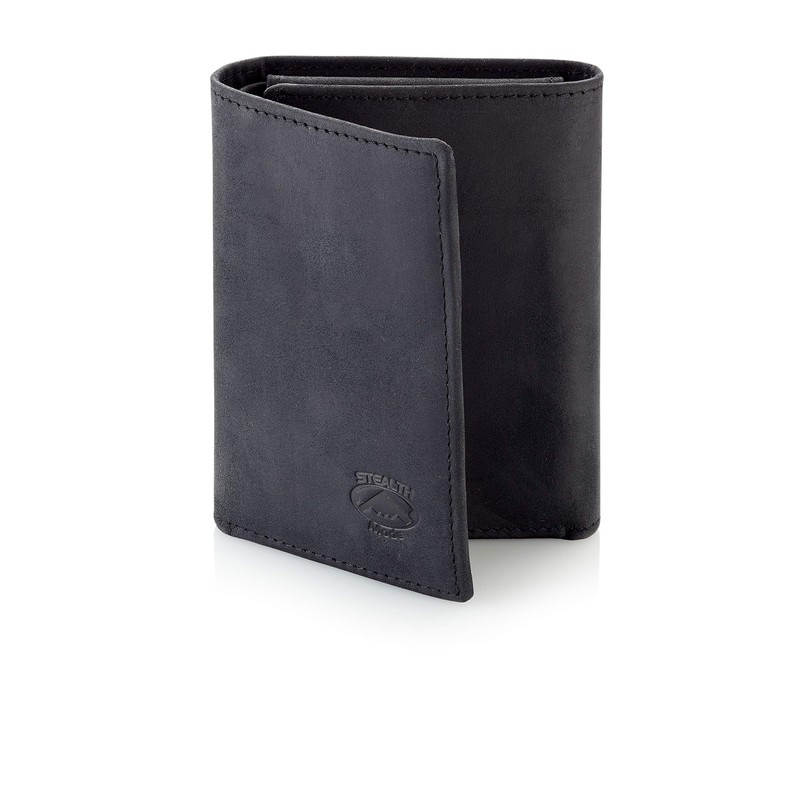Stealth Mode Trifold Wallet - RFID Blocking Wallet with Flip