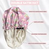 BHAHB 2 PCS Kids Bonnets for Girls Boys Satin Silk