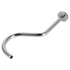 17in Shower Pipe Extension Brushed Stainless Steel S Shaped NPT