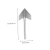 SHINEOFI 10pcs Stainless Steel Outside Corner Trowel Ergonomic Wall Repair
