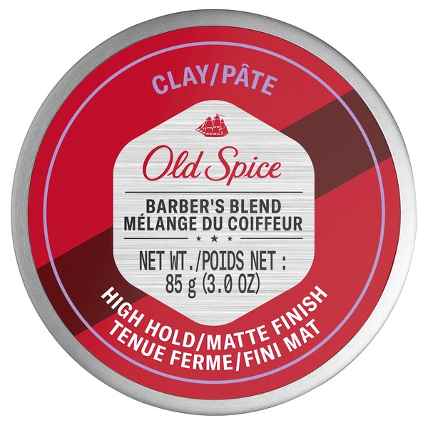 Old Spice Barber's Blend Clay, Infused With Aloe, 85 Grams