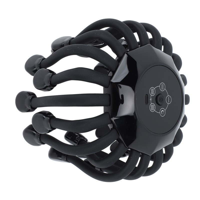 Electronic Claw Head Massager Intelligent Musical Sound Red Ray Decompression