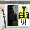 2PCS G Hook Buckles Tactical Adjustable Webbing G Shaped Wave