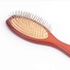 Large Oval Detangling Brush for Curly Hair Wooden Brush 2ea