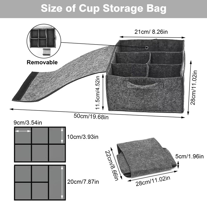 CISSIYOG Plate and Cup Storage, Camping Kitchen Accessories Organizer, Plate