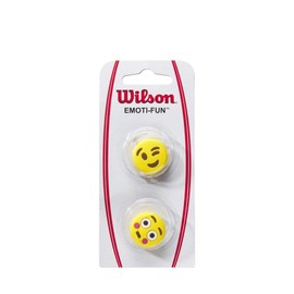 Wilson WR8405401001 Tennis Vibration Stopper Winking Eyes Wide Open Dampener, Yellow