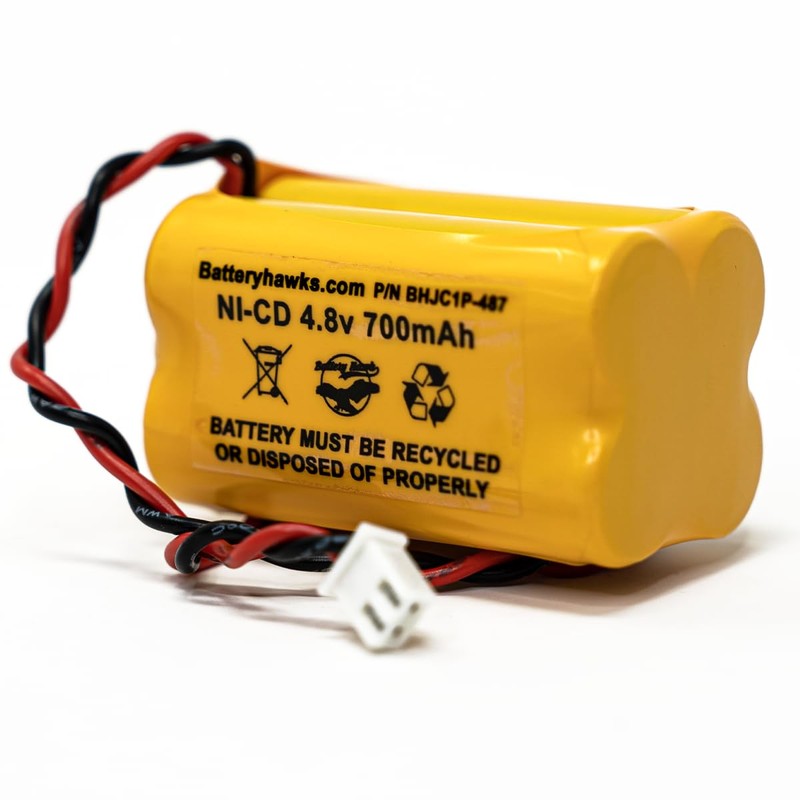 4.8v 700MAH NiCd Battery Exit Sign Emergency Light Nickel Cadmium