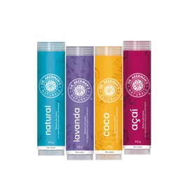 DR. AKERMAN’S Naturals, Bálsamo Labial Natural Humectante, Protección Contra Resequedad, Ingredientes Ecológicos, Uso Diario (Mixto 4-Pack)
