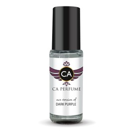 CA Perfume Impression of Dark Purple For Women Replica Fragrance Body Oil Dupes Alcohol-Free Essential Aromatherapy Sample Travel Size Concentrated Long Lasting Attar Roll-On 0.14 Fl Oz/4ml-X1