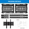 Rear Window Storage Molle Panel Kit for Jeep Wrangler JL
