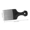 Gatuida 3Pcs Wide Tooth Comb Detangling Rake Combs for Thick