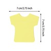 Mini Skater 2 Pack Kraft Paper Sticky Notes Shirt Shape