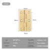 YOFASEN Brass Hinges - Copper Folding Butt Hinges Small Cabinet