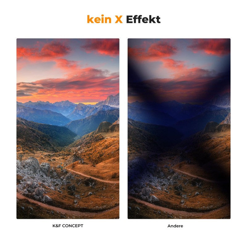 K&F Concept Nano-X True Colour ND Filter 55 mm Polarising