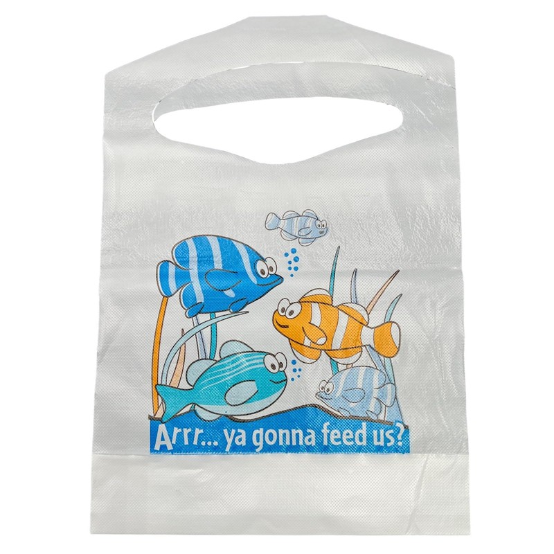 Sandhill Tools Disposable Kids Bibs for Catching Mess, White, 10.5"