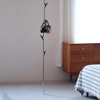 Minimalist Hanging Coat Rack, Designer-style Clothes Rack with 5 Hooks,