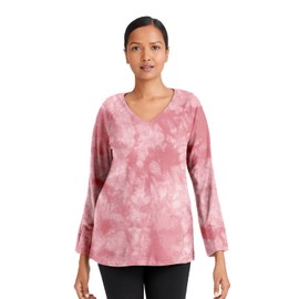 Care+Wear - Arm Access Dialysis Shirt for Women (Pink Sky, M) PICC Line Access Shirt with Two-Way Zipper - Stylish Medical Wear