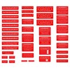 Shuisen 40 Pcs PV Labels Fit for Solar Panel System,