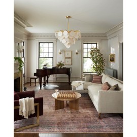 Loloi Jean Stoffer x Loloi Bradbury Collection BRU-06 Sunset/Multi 2'-7" x 4' Accent Rug