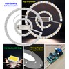 45W LED Close to Ceiling Flush Mount Fan Fandelier Retrofit