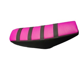 Hidden Comfort Camo HCC Racing seat Cover Compatible with Honda CRF 50 Dirt Bike Short Side SEAT Black Gripper Straps Black/Pink