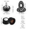 WMYCONGCONG 2 PCS RV24YN20S B103 10k ohm Single Turn Carbon