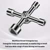 Lyivisk Triangular Key Wheelie Bin 5 Sizes 7/10/12/13/18 mm Universal