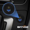BATIGE Alloy USB 3.0 AUX DC3.5mm Port Car Mount Flush