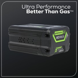 Greenworks 60V 2.0AH High Current (HC) Battery | Provides Fade-Free Power for Maximum Performance | Compatible with 75+ 60V Greenworks Tools