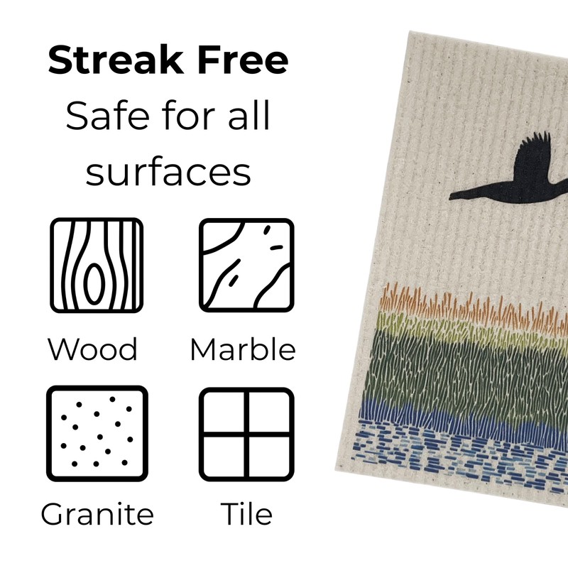The Cosy Nest Company Swedish Dishcloths Pack of 6, Reusable