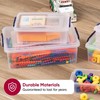 Set2 Plastic Storage Boxes with Lids 5-Litre Containers Food Meal