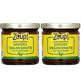 Zoup! Savory No-Chicken Vegan Broth Culinary Concentrate, 2 Pack, 7 Oz Each