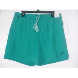 Speedo Mens Sun Ray Volley 5 inch Shorts Swim Trunks , Kelly Green , M