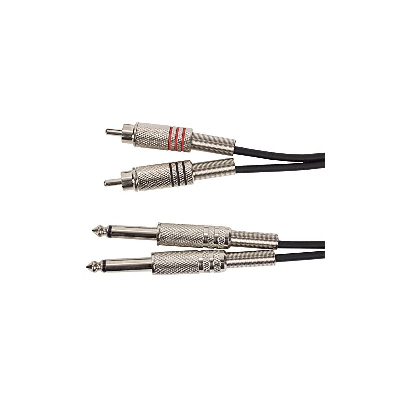 RCA Jacks Cable 2 m Metal