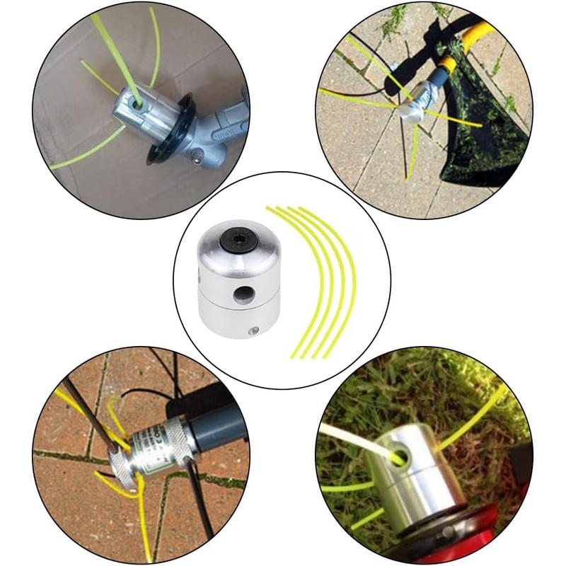 Universal Aluminium Trimmer Head Strimmer Heads with Strimmer Line Set