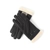 YISEVEN Men's Winter Shearling Sheepskin Leather Gloves Lambskin Thick Fur