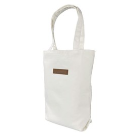 Amoji T11158 Women's Tote Bag, Men's, Canvas, Shoulder Bag, Eco Bag, Canvas Tote, Cloth, White