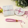Kumihimo Disk Set,4 PCS Round and Square Braiding Disk Versatile