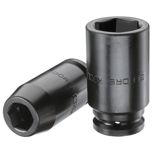 Gedore Key Hex Impact Socket 3/4 Inch Long, 19 mm