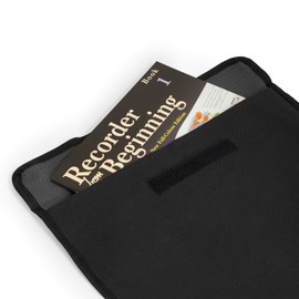 Tiger MSA63 Sheet Music Bag - Two-Tone School Book Bag - Children's Music Bag - Orchestra Choir Practice - School Music Lessons - Bag for Sheet Music - Black