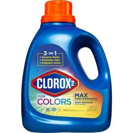 Clorox 078433444265 2 Stain Fighter & Color Booster-Original Scent, 112.75 Fl Oz (Pack of 1), Blue, 112