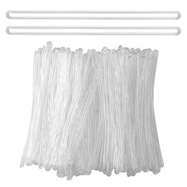 120 Pcs Plastic Travel Luggage Loops Luggage Bag ID Tag String Loop Tied to Luggage Rack Luggage Tags Clothes Bags